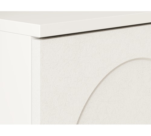 Комод Ванесса 2 дв 4 ящ, белый/золото