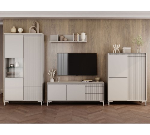 Комод Свейн 2 ящ, кашемир серый