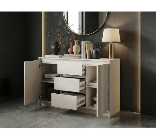 Комод 3 ящ 2 дв Мирен, кашемир