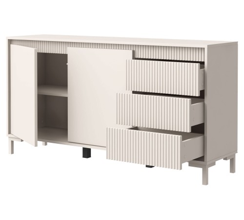 Комод Свейн 3 ящ, кашемир серый