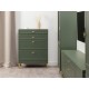 Комод Марион 16.249, дымчатый зеленый/олива шагрень