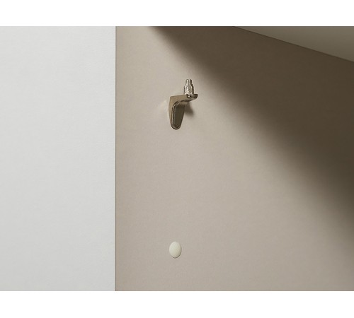 Комод Флоу, кашемир/белый шагрень