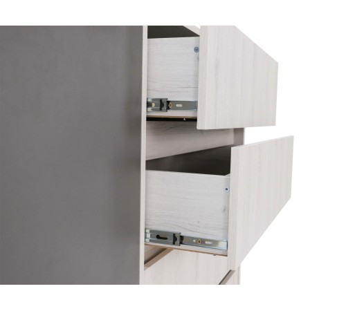 Комод Нильс, дуб эльза/темно-серый лофт