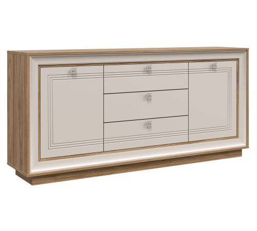 Комодино Прато 1800, вяз швейцарский светлый/газания матовая