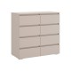 Комод Элли КМ 04 8 ящ, кашемир