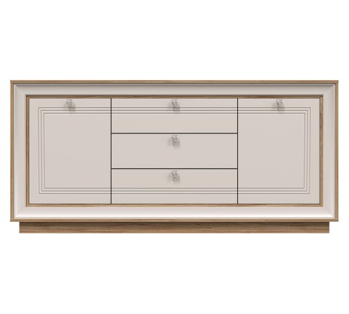 Комодино Прато 1800, вяз швейцарский светлый/газания матовая