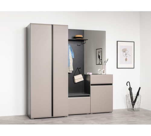 Комод Сидней 16.231.02, антрацит/веллюто капучино