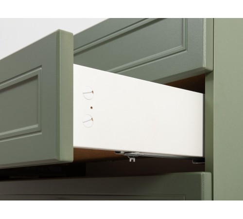 Комод Марион 16.249, дымчатый зеленый/олива шагрень