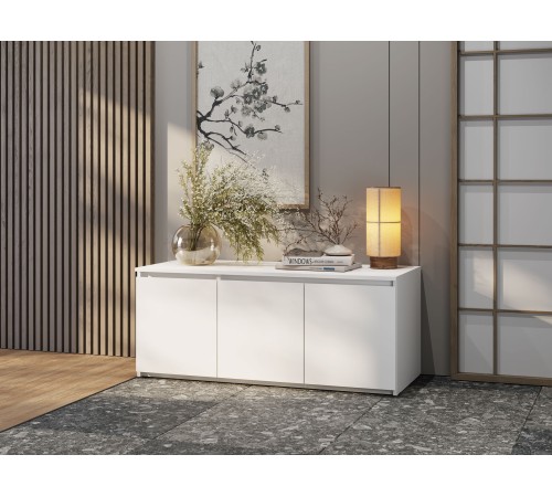 Тумба Симпл 3 дв, белый