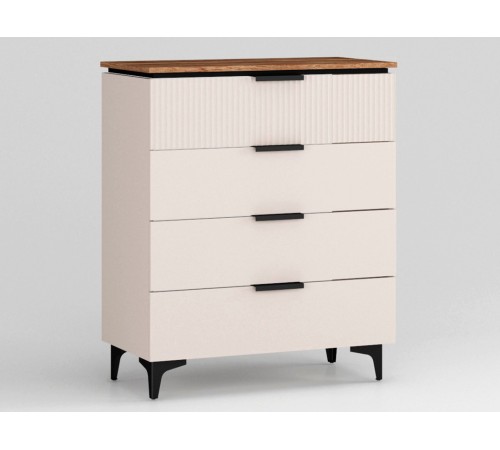 Комод Джулия, сатин/дуб каньон/лайн сафари