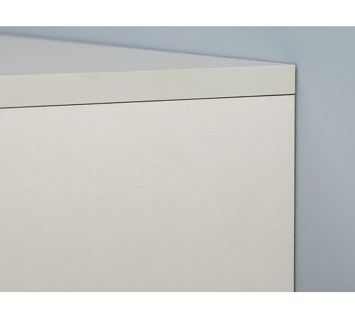 Комод Флоу, кашемир/белый шагрень