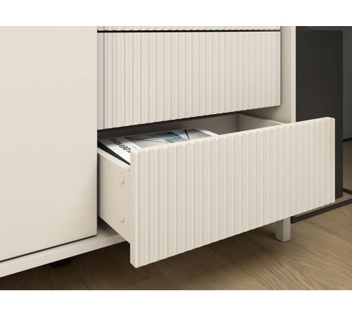 Комод Свейн 3 ящ, кашемир серый