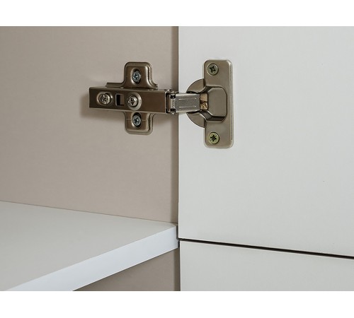 Комод Флоу, кашемир/белый шагрень