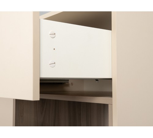 Комод Тайл 1 дв 2 ящ, сатин/эмили блаш