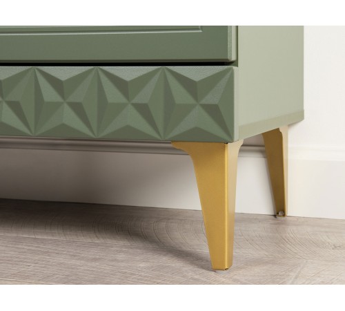 Комод Марион 16.249, дымчатый зеленый/олива шагрень