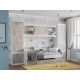 Комплект детской мебели Паскаль 2, белый/цемент светлый