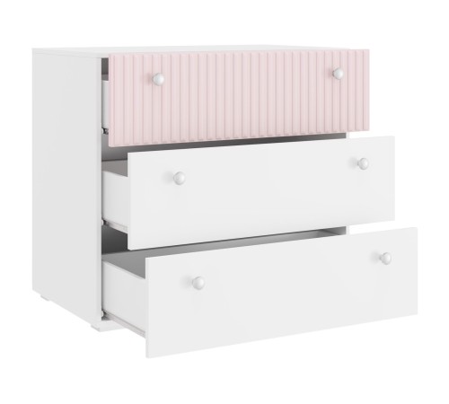 Комплект детской мебели Алиса 1, розовый/белый
