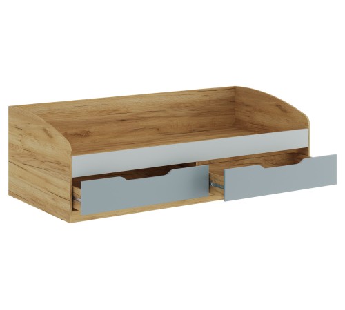 Комплект детской мебели Рич 5, дуб крафт золотой/пастельный зеленый/сумеречный голубой