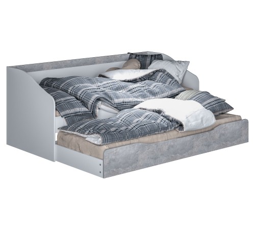 Комплект детской мебели Паскаль 3, белый/цемент светлый Комплект детской мебели Паскаль 3, белый/цемент светлый