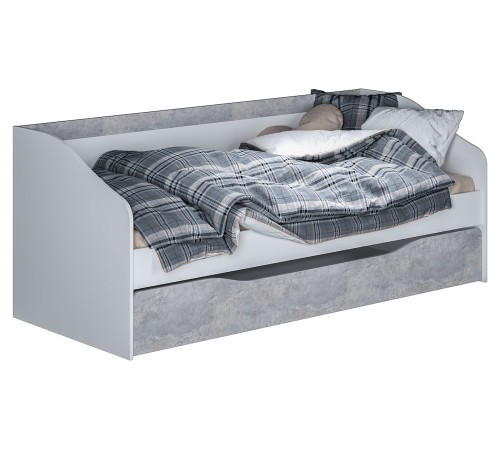 Комплект детской мебели Паскаль 3, белый/цемент светлый Комплект детской мебели Паскаль 3, белый/цемент светлый