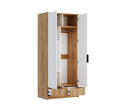 Комплект детской мебели Ивис, дуб крафт золотой/белый