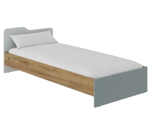 Комплект детской мебели Рич 6, дуб крафт золотой/пастельный зеленый/сумеречный голубой