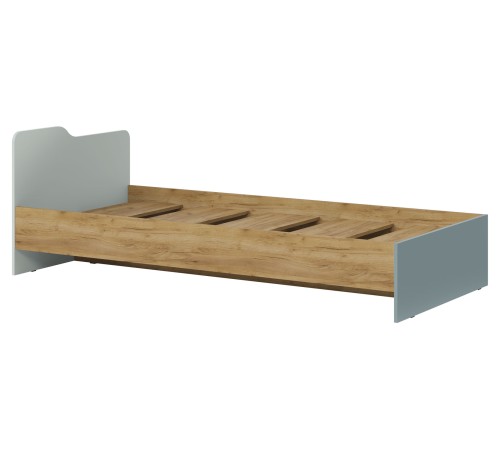 Комплект детской мебели Рич 6, дуб крафт золотой/пастельный зеленый/сумеречный голубой