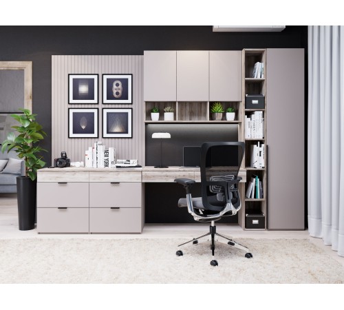 Комплект детской мебели Осака 3, велюр/сантьяго софт/клен каньон крупнолистный