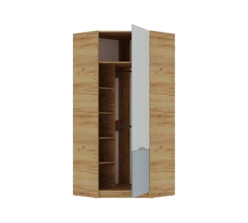 Комплект детской мебели Рич 6, дуб крафт золотой/пастельный зеленый/сумеречный голубой