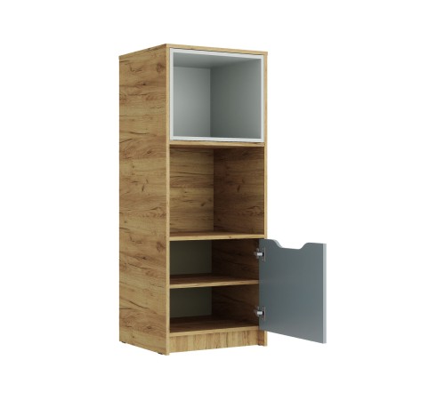 Комплект детской мебели Рич 1, дуб крафт золотой/пастельный зеленый/сумеречный голубой