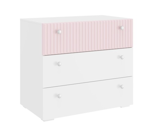 Комплект детской мебели Алиса 1, розовый/белый