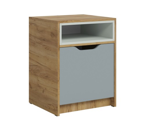 Комплект детской мебели Рич 3, дуб крафт золотой/пастельный зеленый/сумеречный голубой