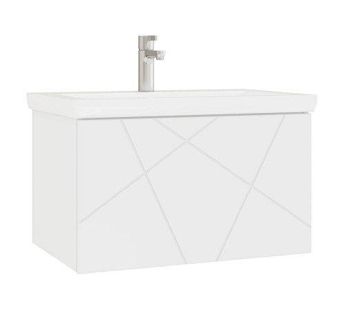 Комплект мебели для ванной Геометрия 2, белый