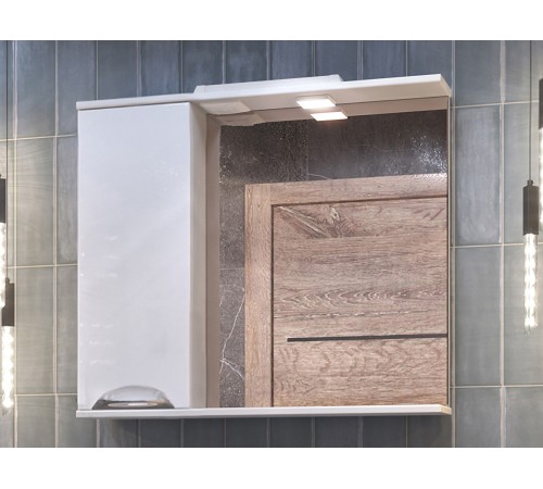 Комплект мебели для ванной Каллао 14, белый глянец