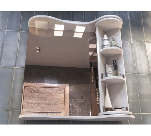 Комплект мебели для ванной Каллао 13, белый глянец