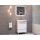 Комплект мебели для ванной Винг 1, белый фактурный