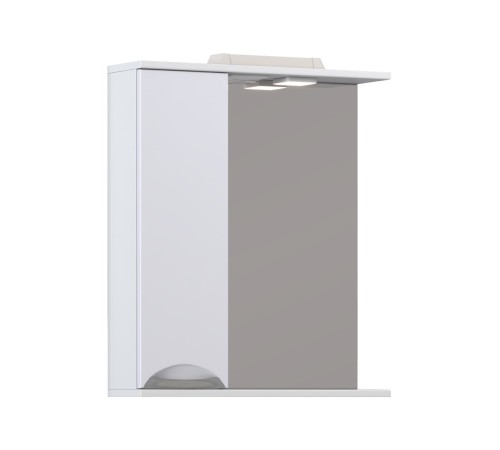 Комплект мебели для ванной Каллао 7 левый, белый глянец