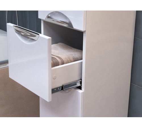 Комплект мебели для ванной Каллао 13, белый глянец