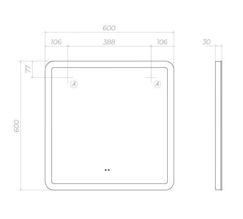 Комплект мебели для ванной Винг 17, дуб золотой