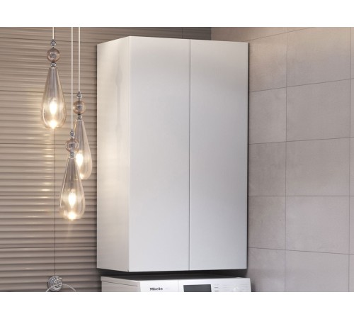 Комплект мебели для ванной Винг 5, белый фактурный