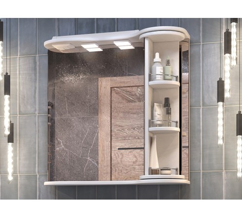 Комплект мебели для ванной Каллао 13, белый глянец