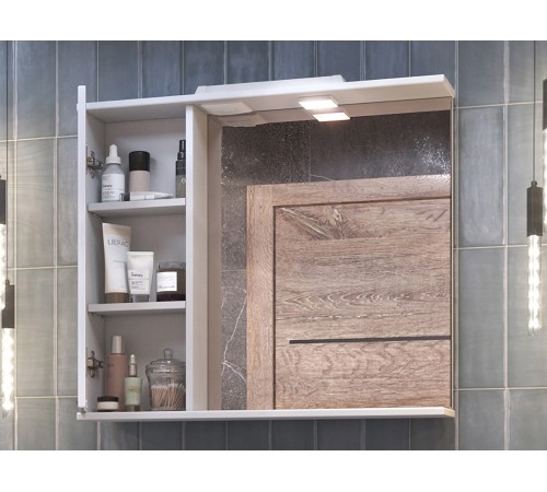 Комплект мебели для ванной Каллао 14, белый глянец