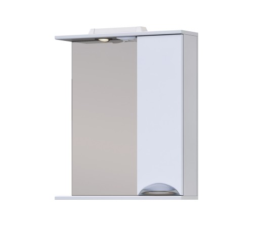 Комплект мебели для ванной Каллао 7 правый, белый глянец