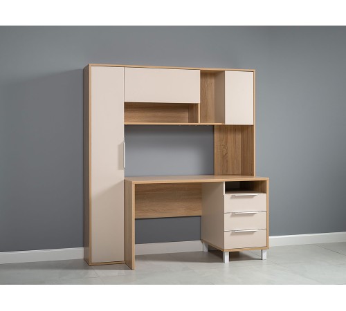 4650059331967 Стол компьютерный Комфорт 12.95, дуб сонома/сатин