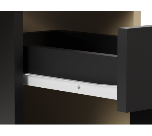 Компьютерный стол Андалоре/Лори, бежевый/черный