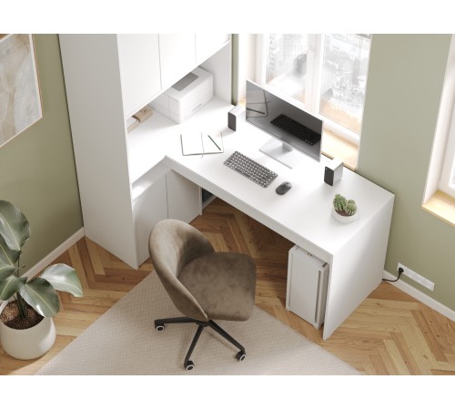 СПМ-965 Стол компьютерный Эринг Макси, белый
