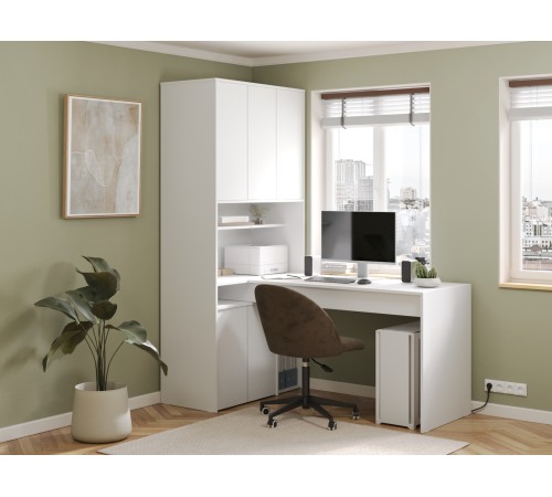 СПМ-965 Стол компьютерный Эринг Макси, белый