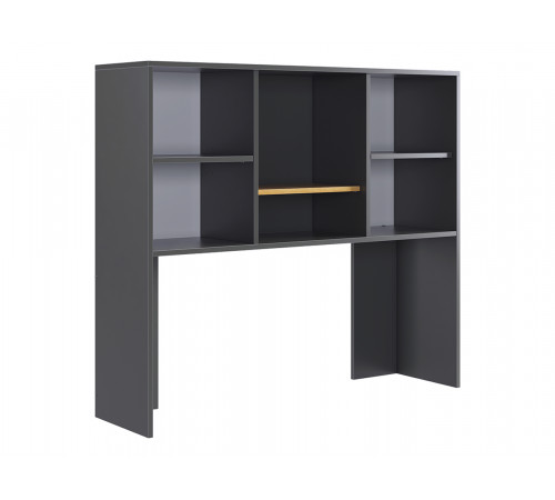 Лайт-2 Стол компьютерный 1200 угловой + Надстройка, дуб крафт золотой/графит