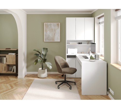 СПМ-965 Стол компьютерный Эринг Макси, белый