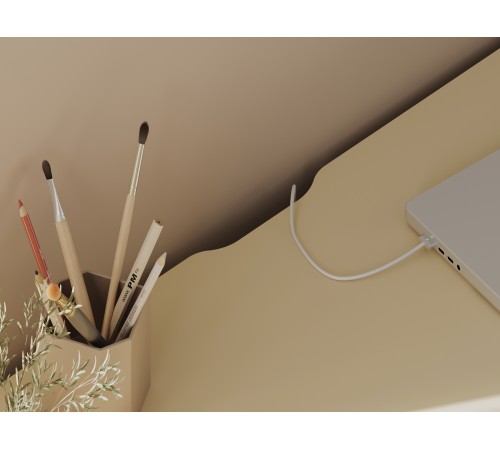 Компьютерный стол Андалоре/Лори, бежевый/черный